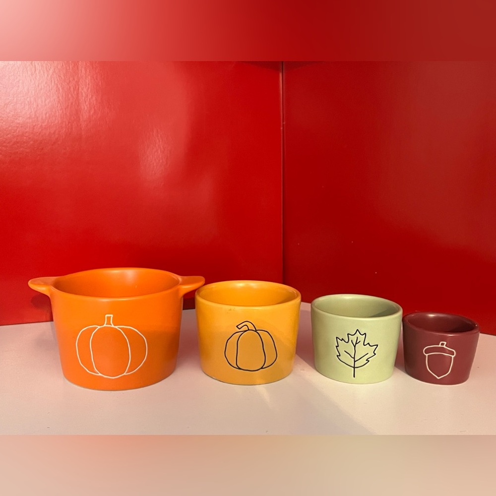 Rae Dunn Fall Measuring Cups